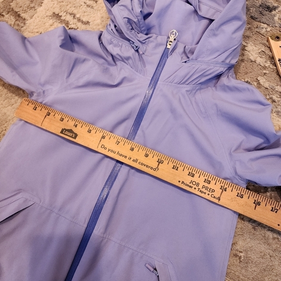Ivivva Lululemon kids size 10 purple periwinkle jacket. - Picture 8 of 14